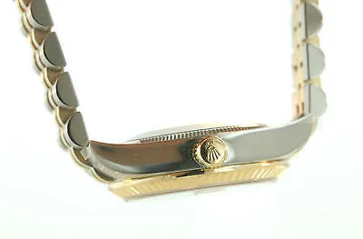 Rolex Midsize Datejust 31mm 178273 18K YG & STEEL FACTORY ROMAN MOTHER Pearl