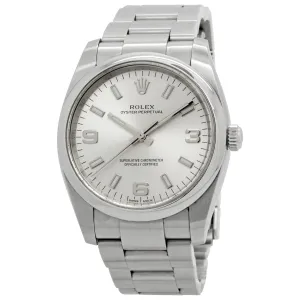 Rolex Oyster Perpetual 114200 Silver Dial Automatic Watch