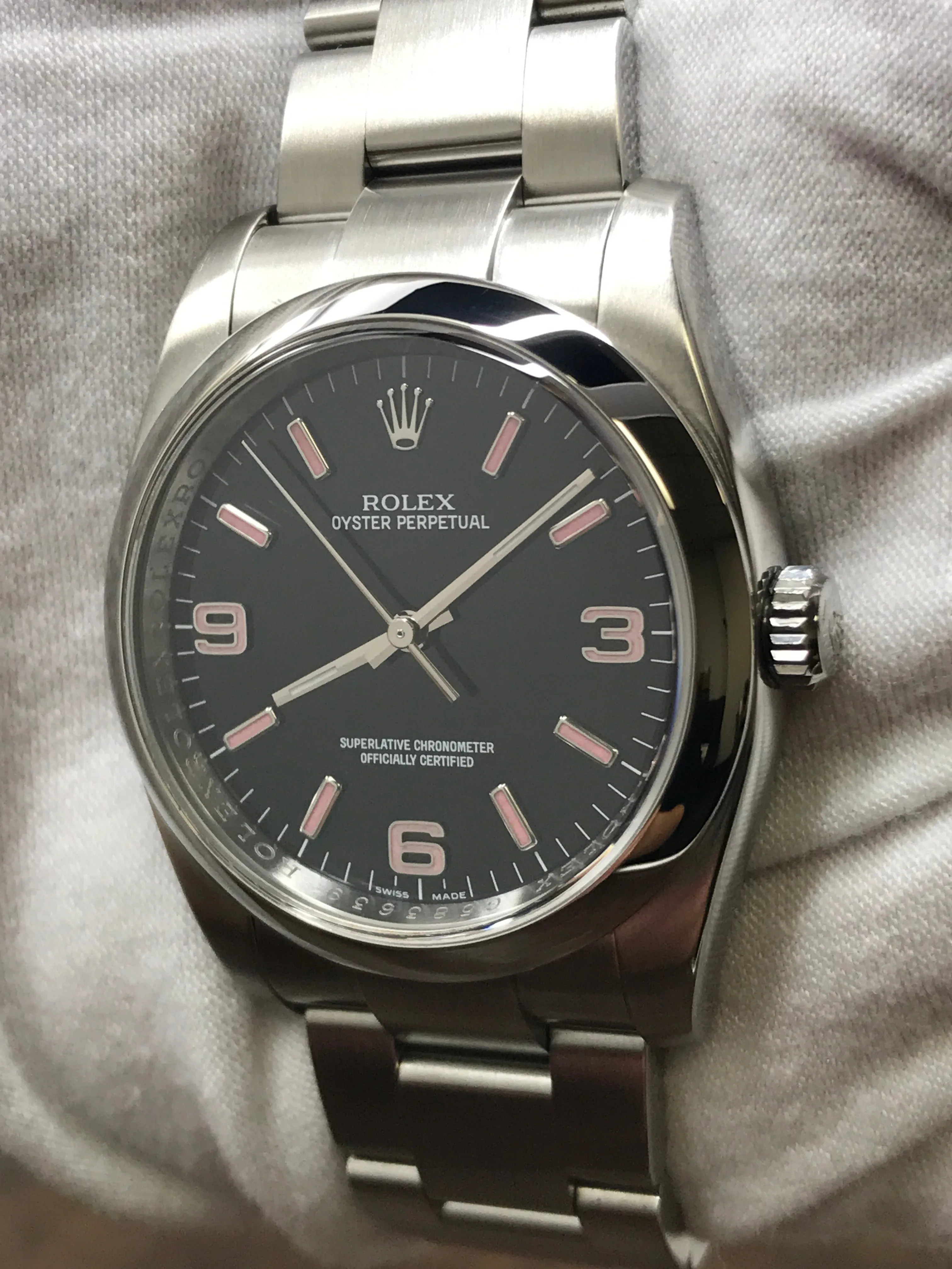 Rolex Oyster Perpetual 36mm 116000 Black Dial Automatic Watch