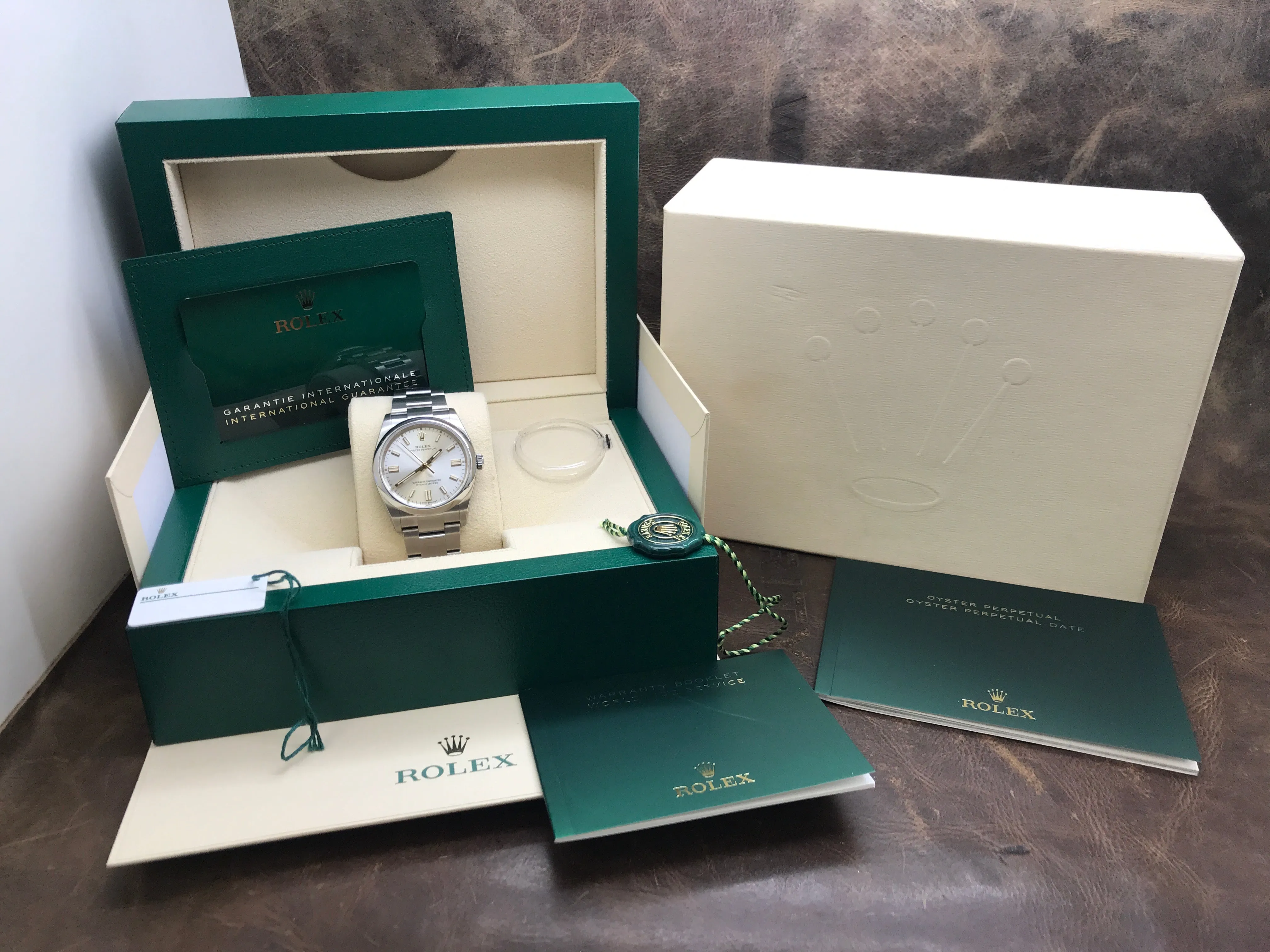 Rolex Oyster Perpetual 36mm 126000 Silver Dial Automatic Watch