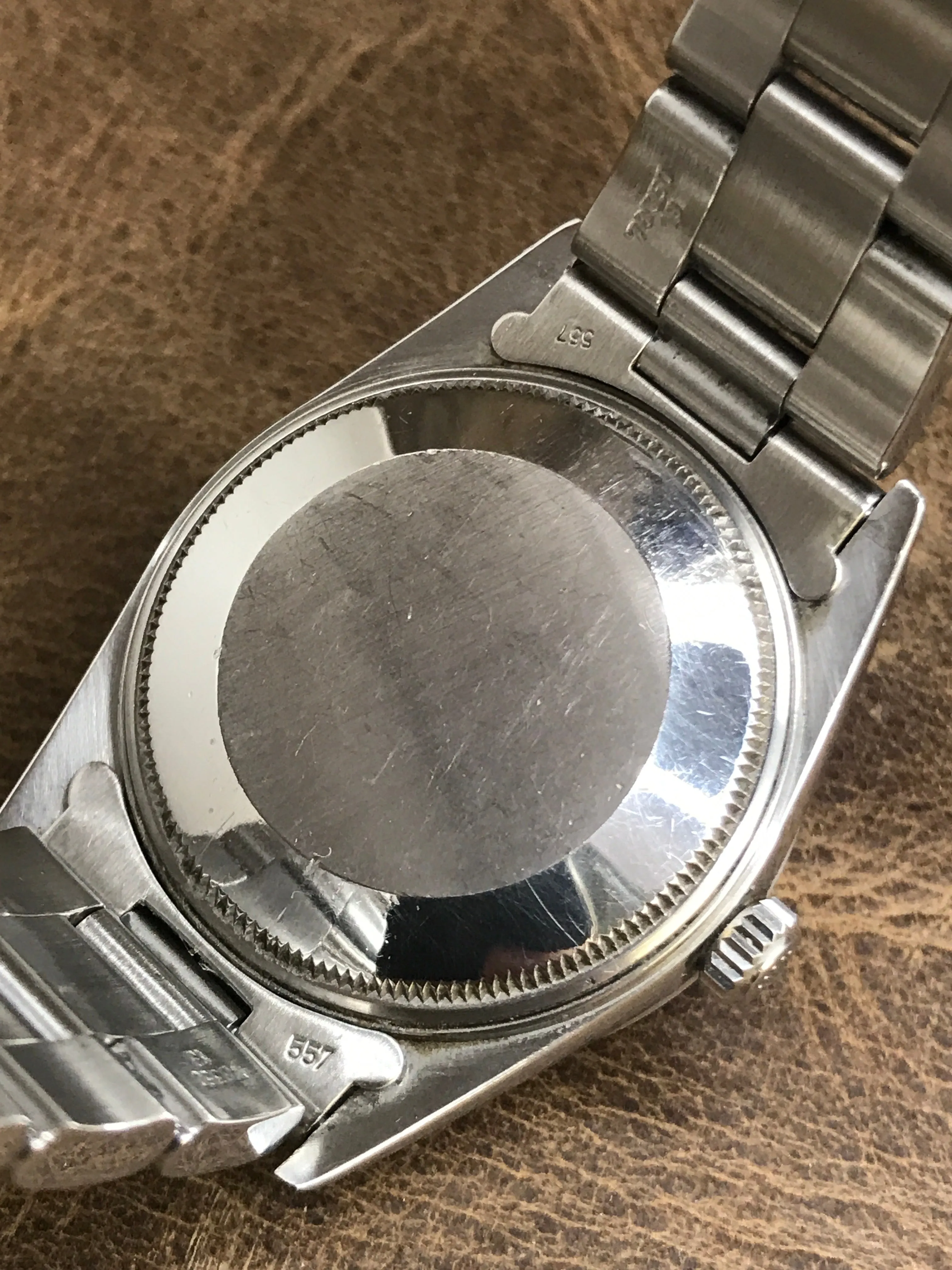 Rolex Oyster Perpetual Date 34mm 15000 Silver Dial Automatic Watch