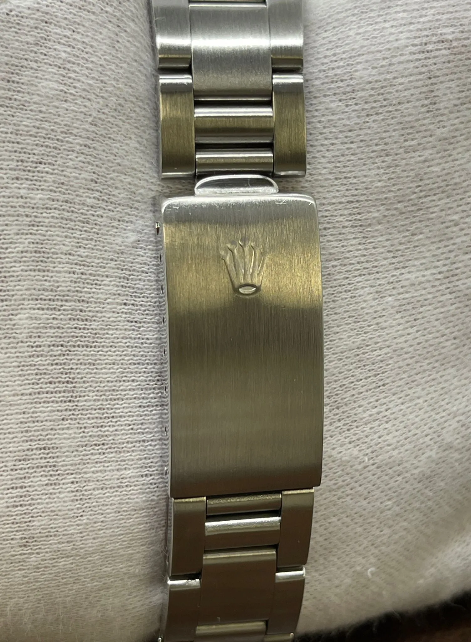 Rolex Oyster Perpetual Date 34mm 15000 Silver Dial Automatic Watch