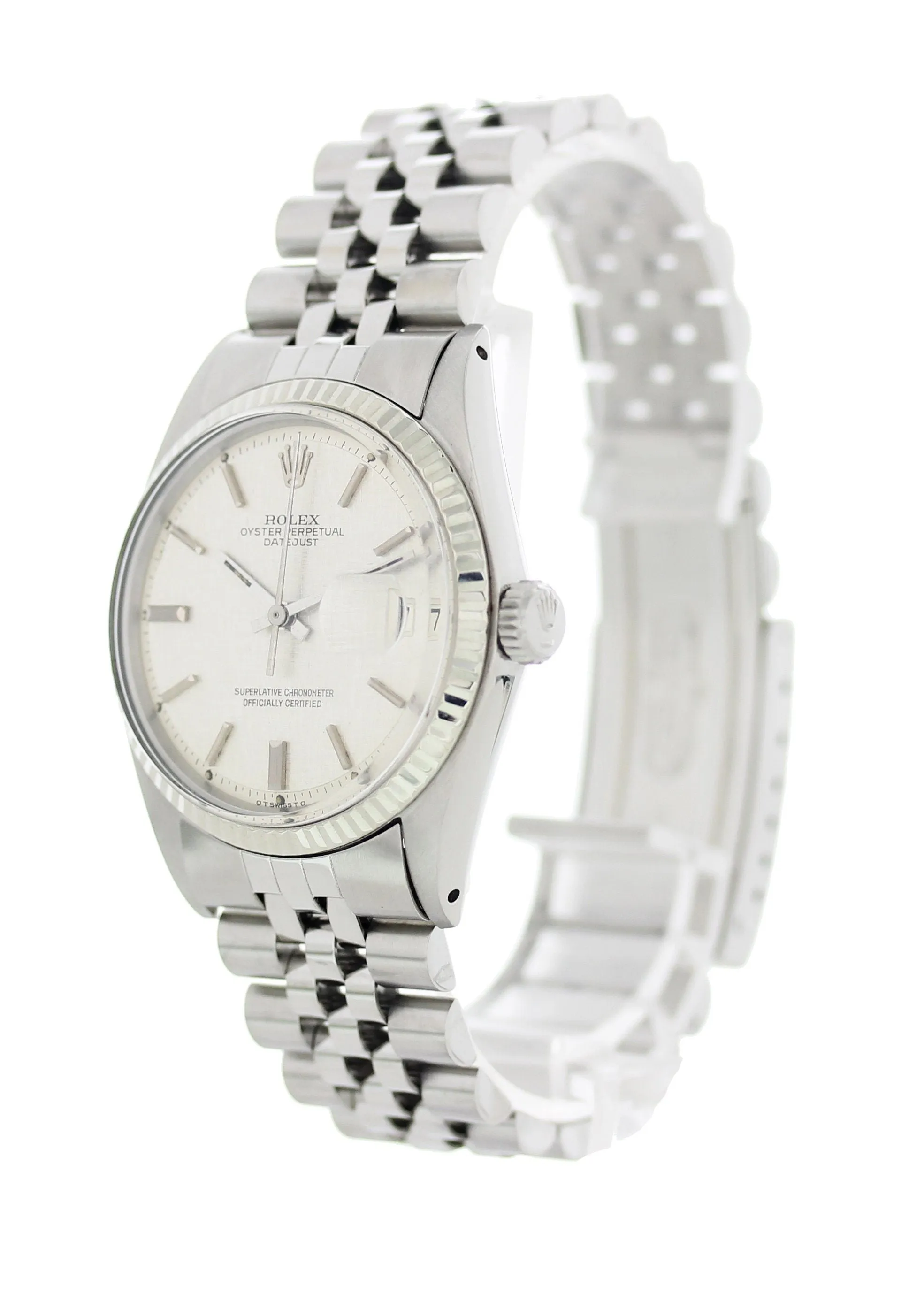Rolex Oyster Perpetual Datejust Linen Sigma Dial 1601