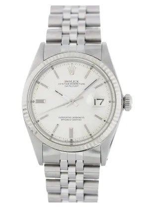Rolex Oyster Perpetual Datejust Linen Sigma Dial 1601