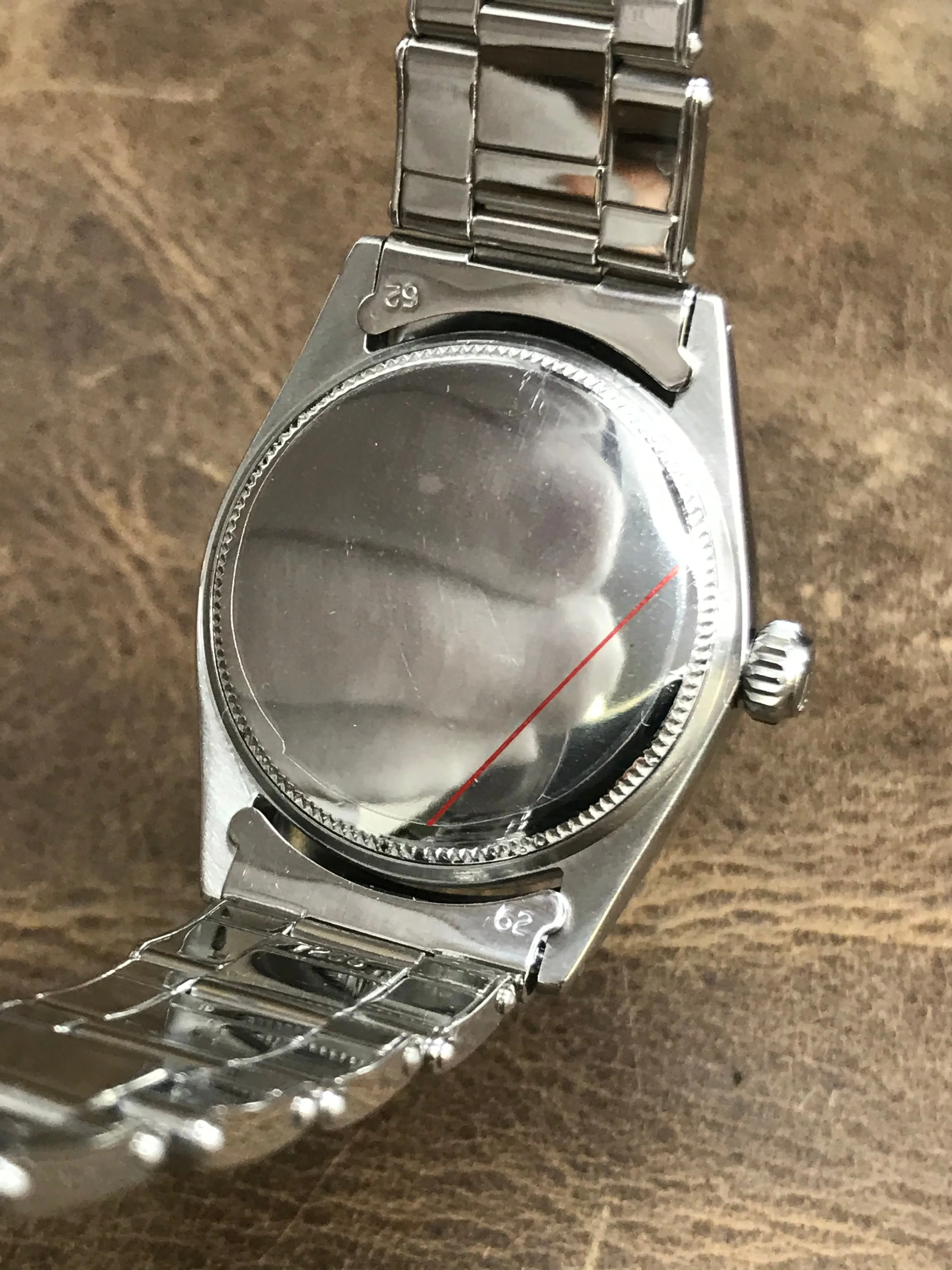 Rolex Oysterdate 6466 Silver Dial Manual winding Men's Watch