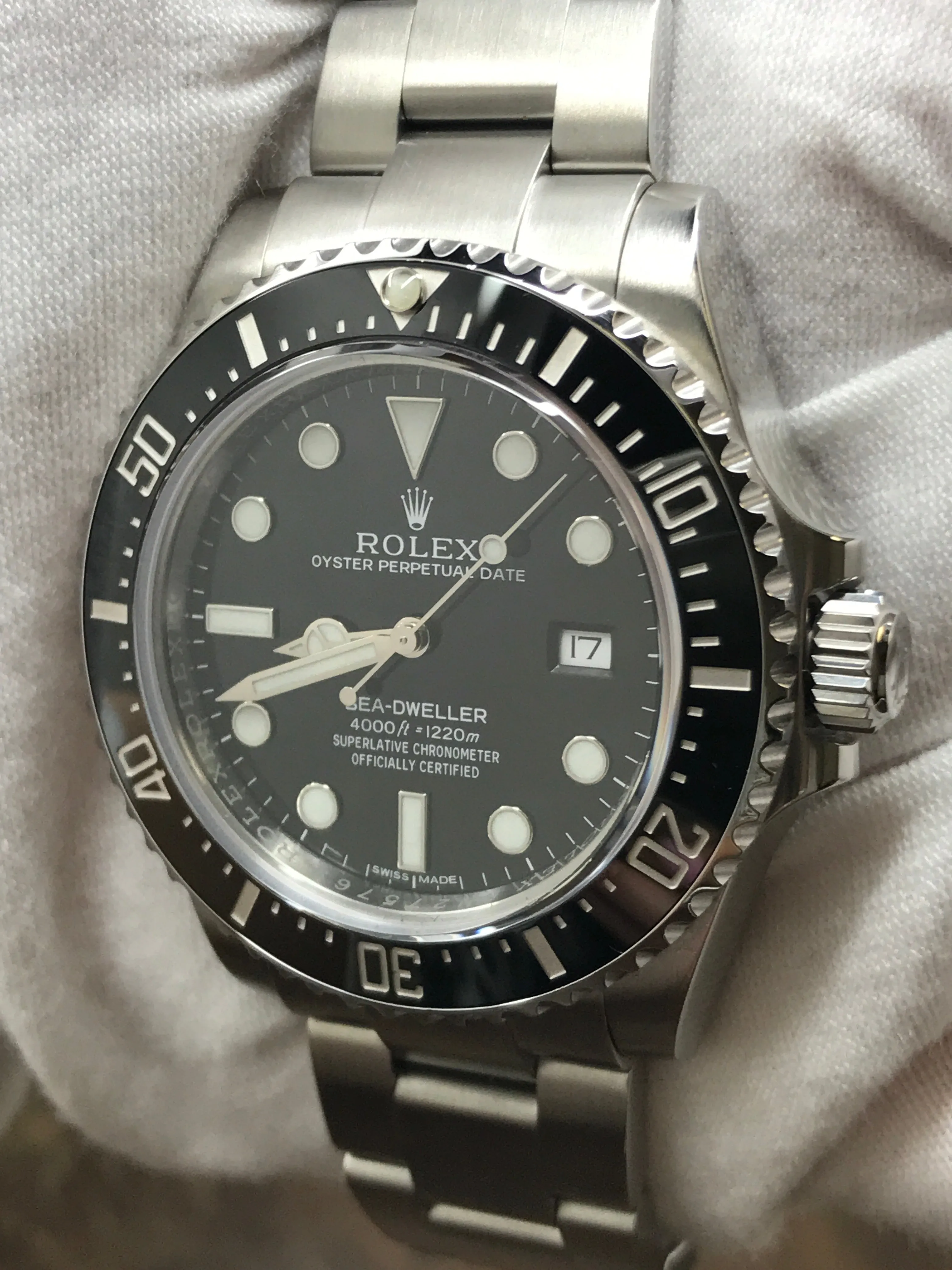 Rolex Sea-Dweller 116600 Black Dial Automatic Men's Watch