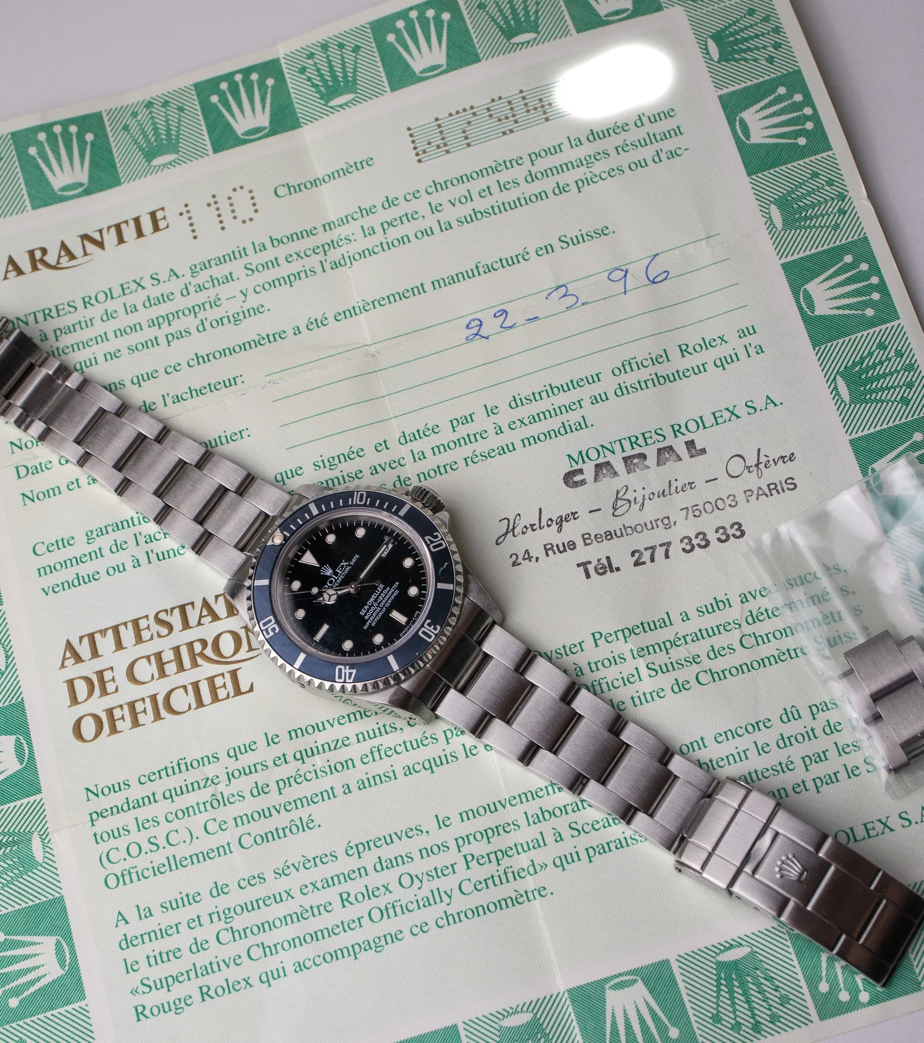 Rolex Sea-Dweller 16600 "Blue Bezel"