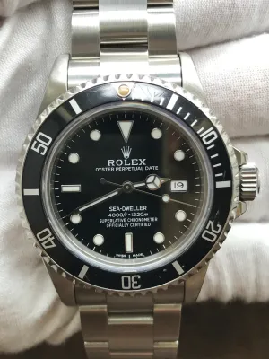 Rolex Sea-Dweller Triple Six 16660 Black Dial Automatic Men's Watch
