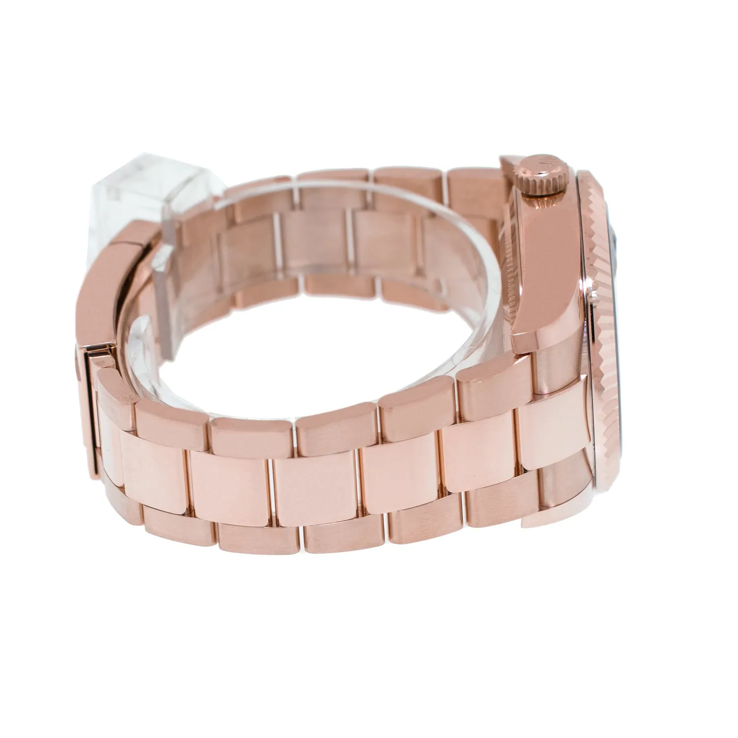 Rolex Sky-Dweller 42mm Everose Gold Blue Index Dial Fluted Bezel 336935