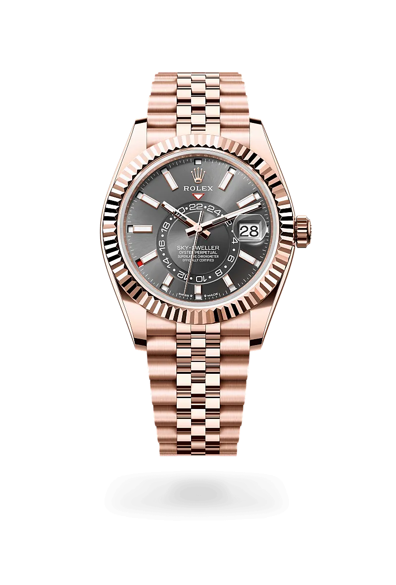 Rolex Sky-Dweller in 18 kt Everose gold, M336935-0008 | Walters & Hogsett