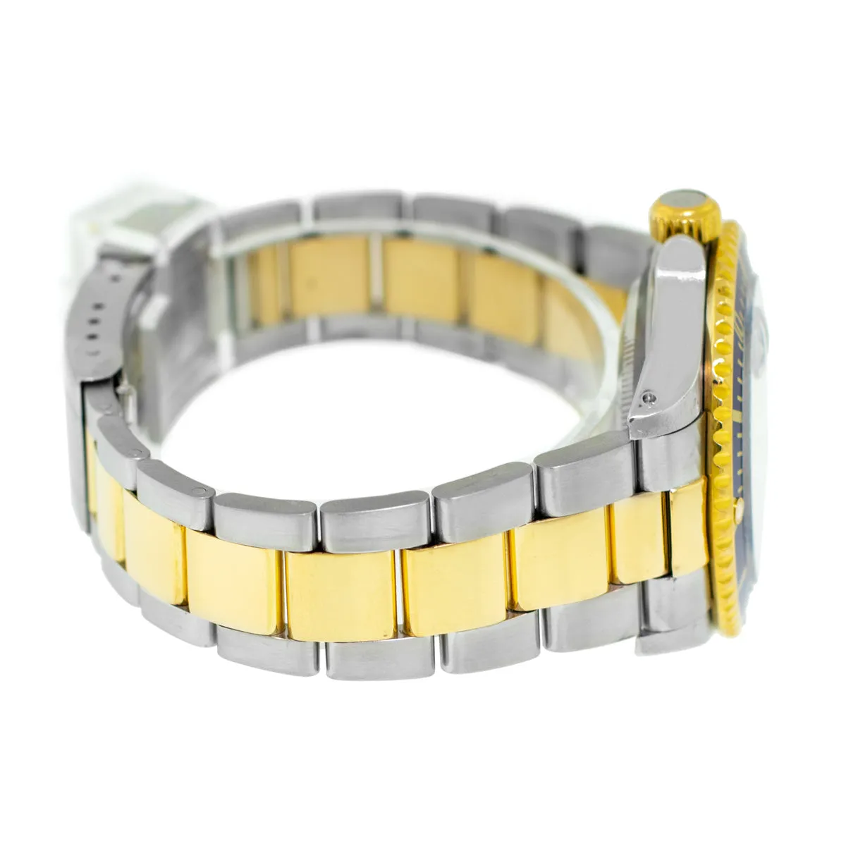 Rolex Submariner Date 40mm Yellow Gold & Steel Blue Dial & Blue Bezel 16613