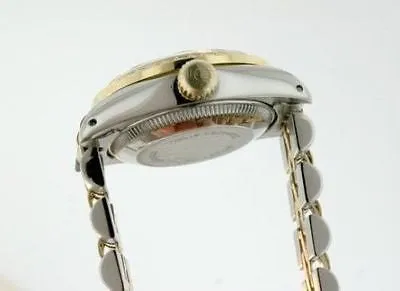 ROLEX WATCH LADIES DATEJUST 2TONE DIAMOND DIAL PINK MOP