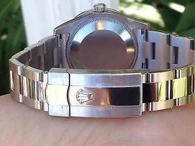 ROLEX WATCH LADIES MIDSIZE 31mm DATEJUST 178240 STAINLESS STEEL DIAMONDS UNWORN