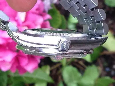 ROLEX WATCH MENS DATEJUST 36mm STAINLESS STEEL DIAMOND DIAL BEZEL LUGS 16014