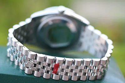 ROLEX WATCH MENS STAINLESS STEEL DATEJUST 36mm DIAMOND DIAL BEZEL LUGS 116234