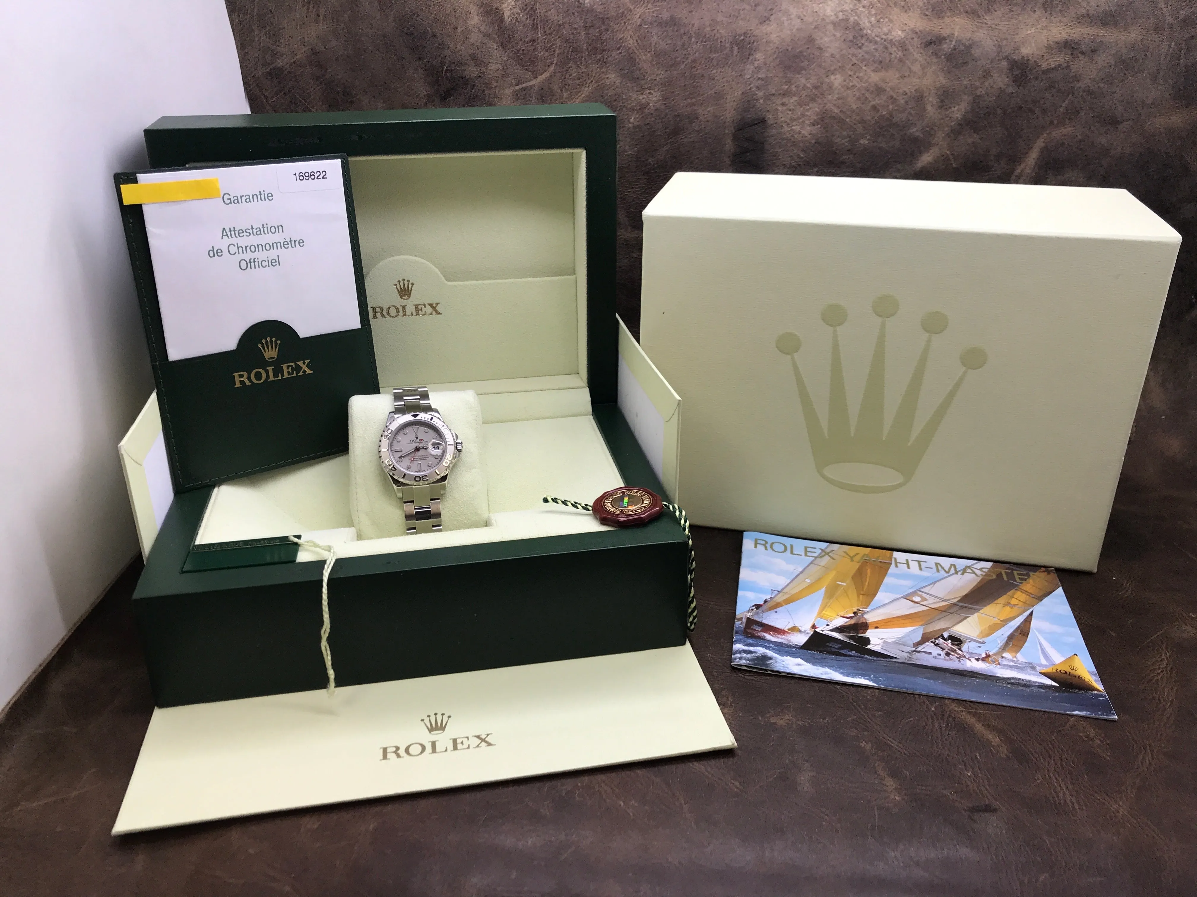 Rolex Yacht-Master 169622 Silver Dial Automatic Women's Watch