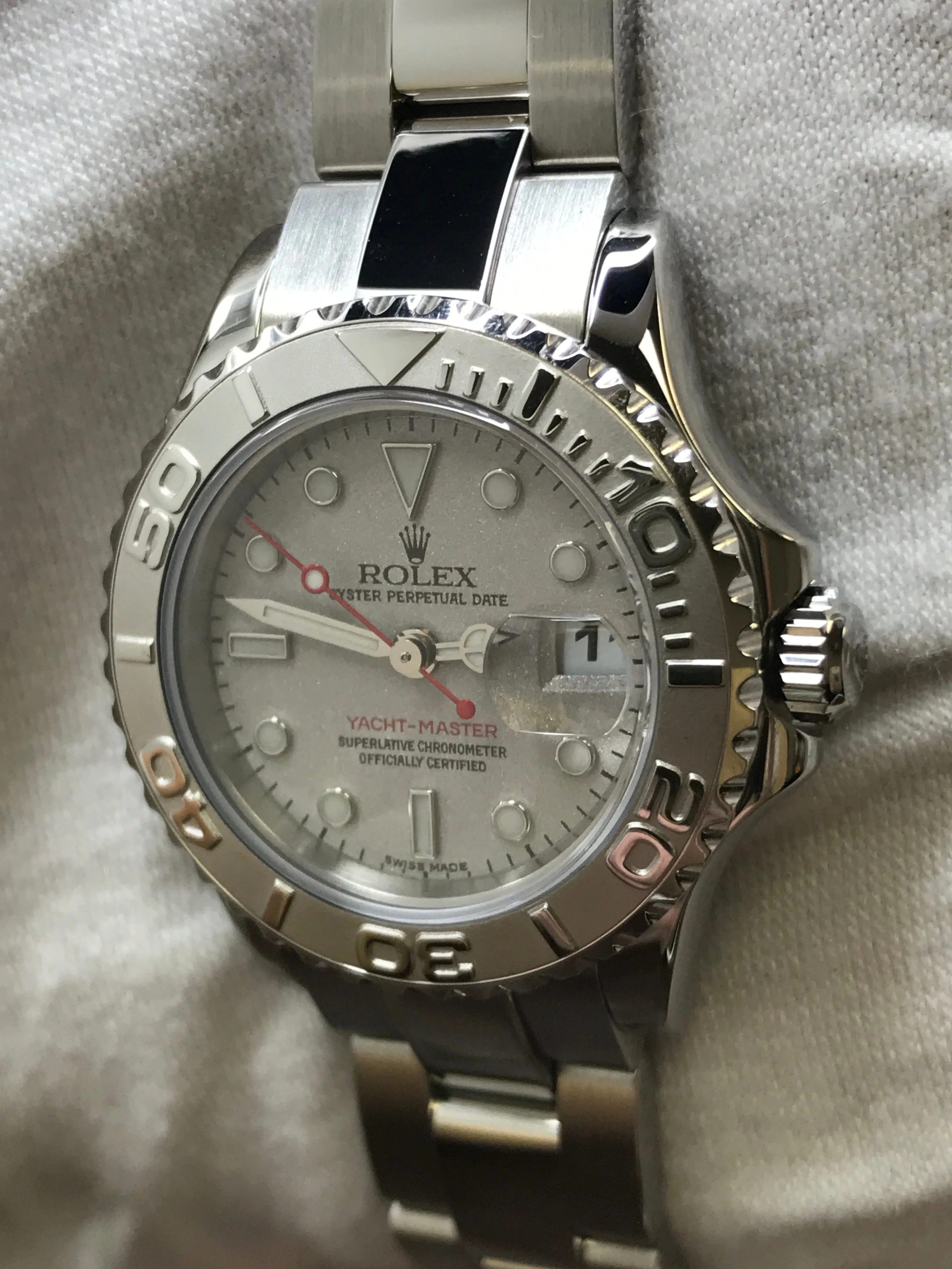 Rolex Yacht-Master 169622 Silver Dial Automatic Women's Watch