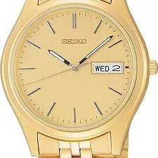 Seiko Men's SGFA02 Gold - Tone Stainless-Steel Quartz Watch