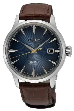 Seiko Presage Cocktail Time Blue and Silver Analog Men's Watch SRPK15J
