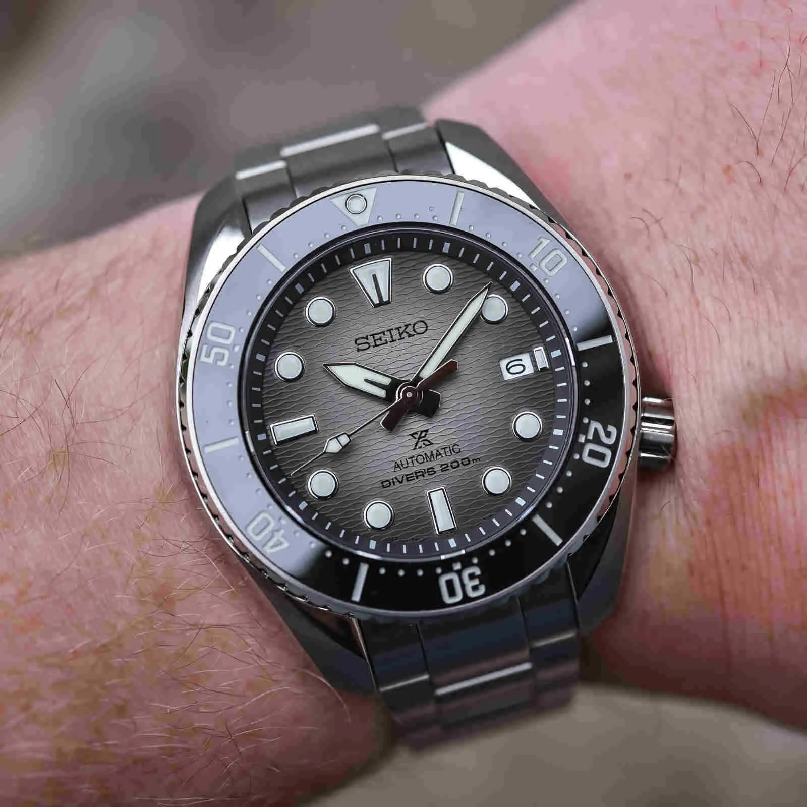 Seiko Prospex King Sumo Grey Gradation Diver Automatic Men's Watch SPB323J1