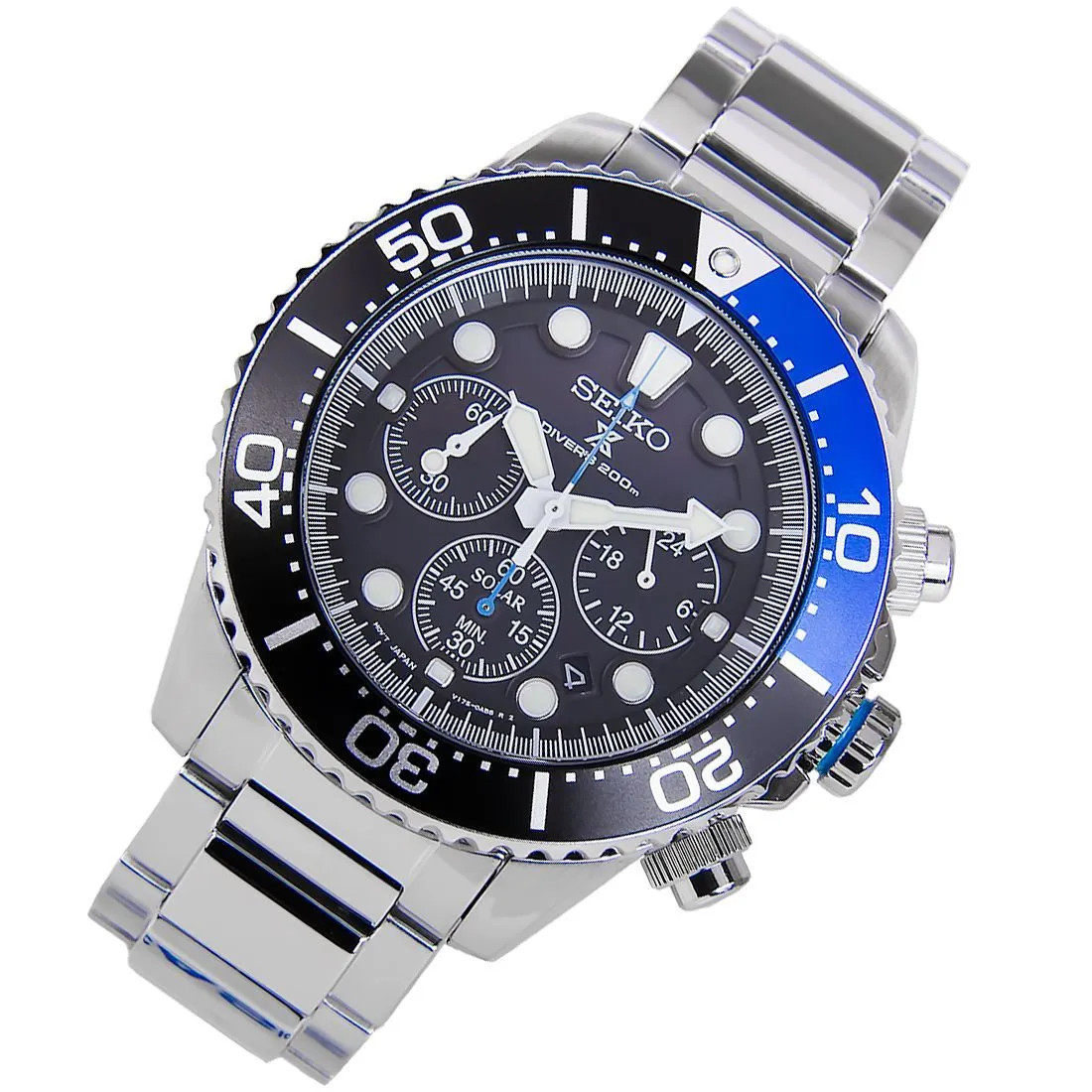 Seiko Prospex Solar Chronograph SSC017P1 SSC017 SSC017P Sports Watch