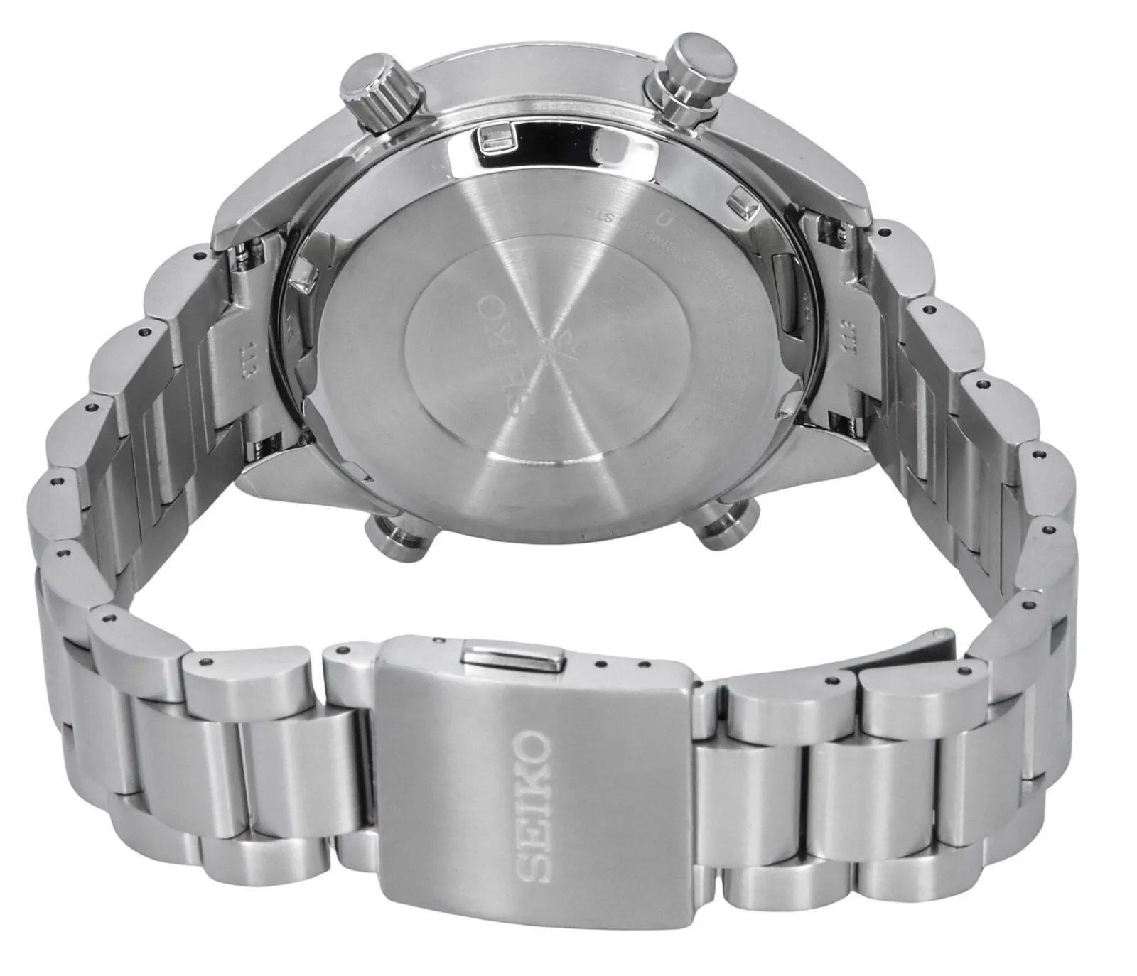 Seiko Prospex White Dial Chronograph Solar 100M Men'S Watch SFJ001P1