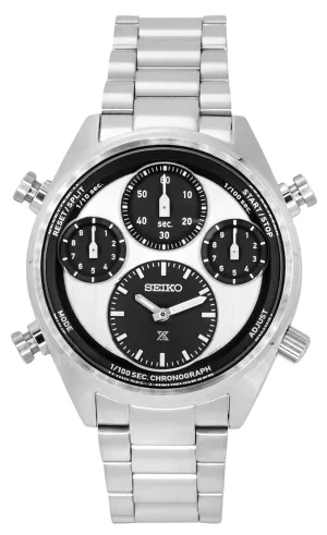 Seiko Prospex White Dial Chronograph Solar 100M Men'S Watch SFJ001P1