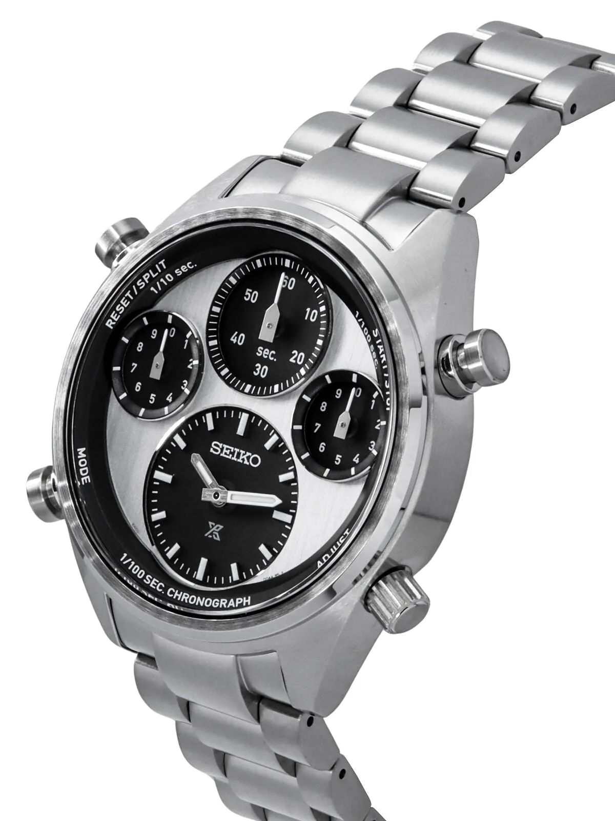 Seiko Prospex White Dial Chronograph Solar 100M Men'S Watch SFJ001P1