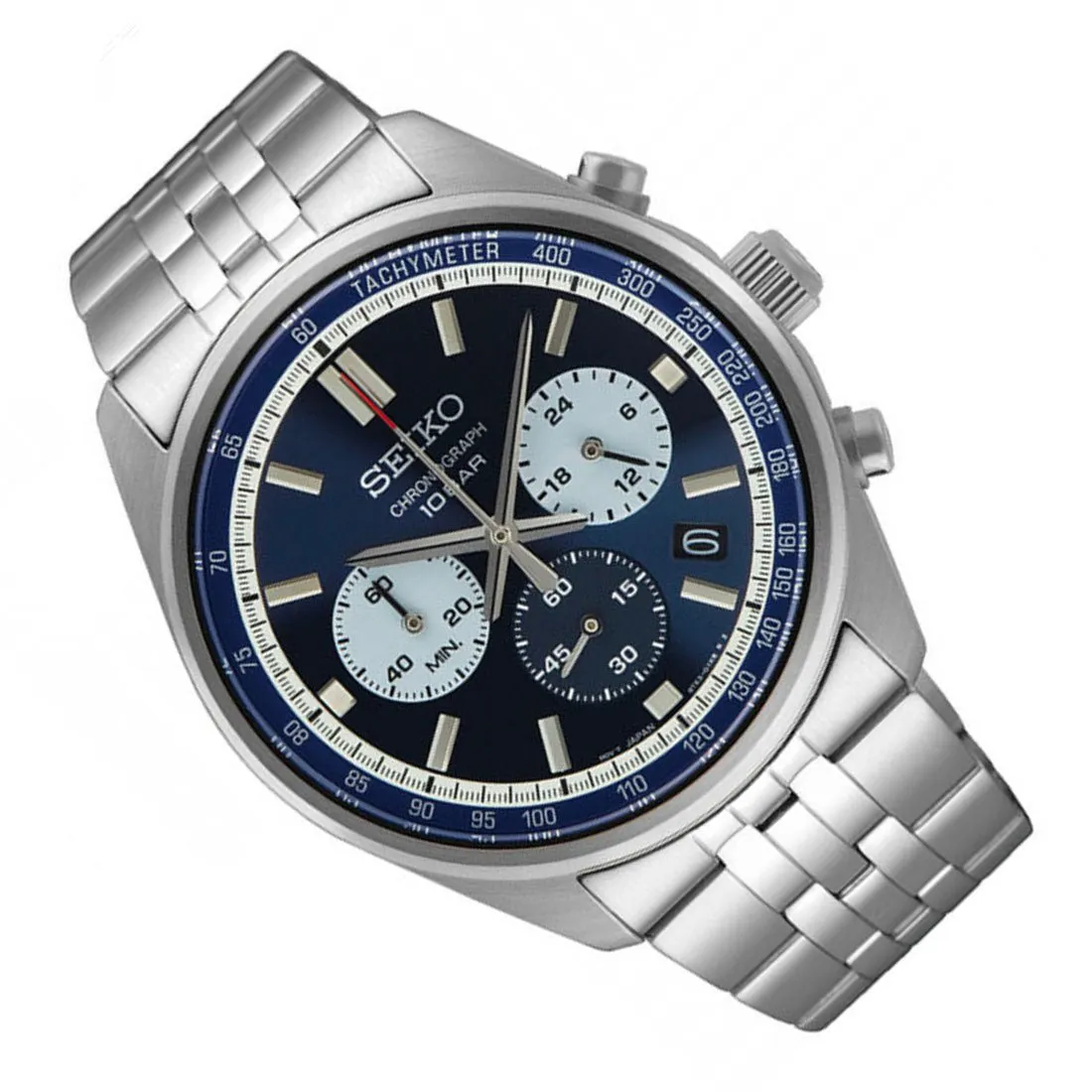 Seiko Quartz Chronograph SSB427P1 SSB427 SSB427P Analog Gents Watch