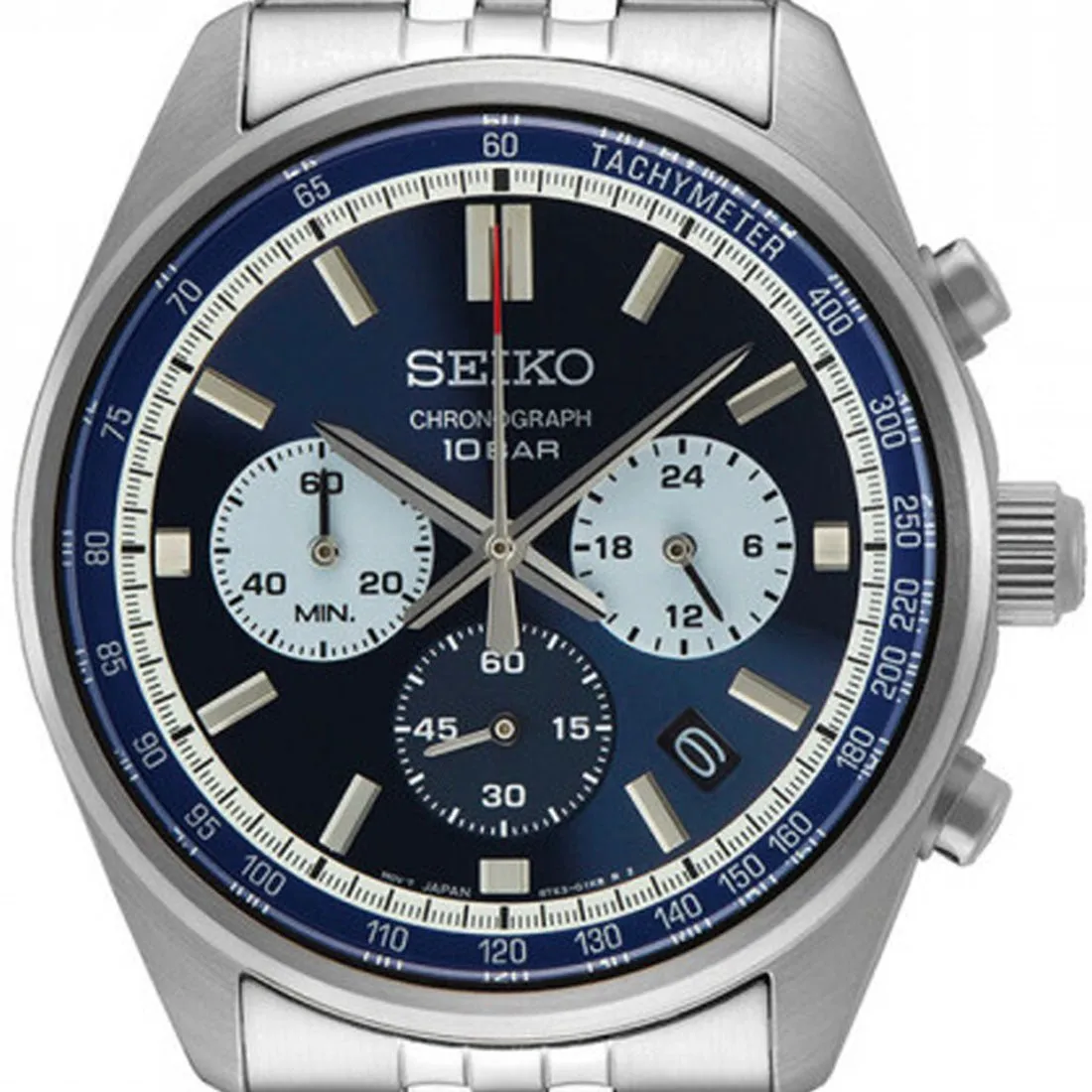 Seiko Quartz Chronograph SSB427P1 SSB427 SSB427P Analog Gents Watch