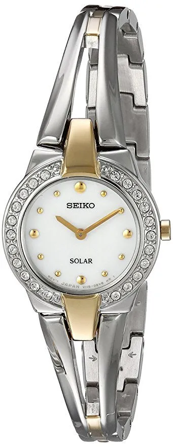 Seiko Women's SUP206 Two Tone Quartz Stainless Steel Casual Watch
