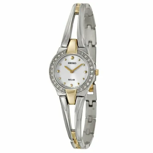 Seiko Women's SUP206 Two Tone Quartz Stainless Steel Casual Watch