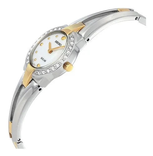 Seiko Women's SUP206 Two Tone Quartz Stainless Steel Casual Watch