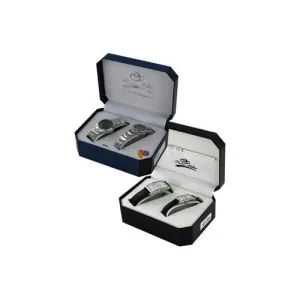 Set of two silver bracelet watches ( Case of 2 )