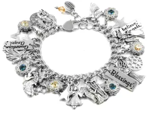 Silver Angel Charm Bracelet