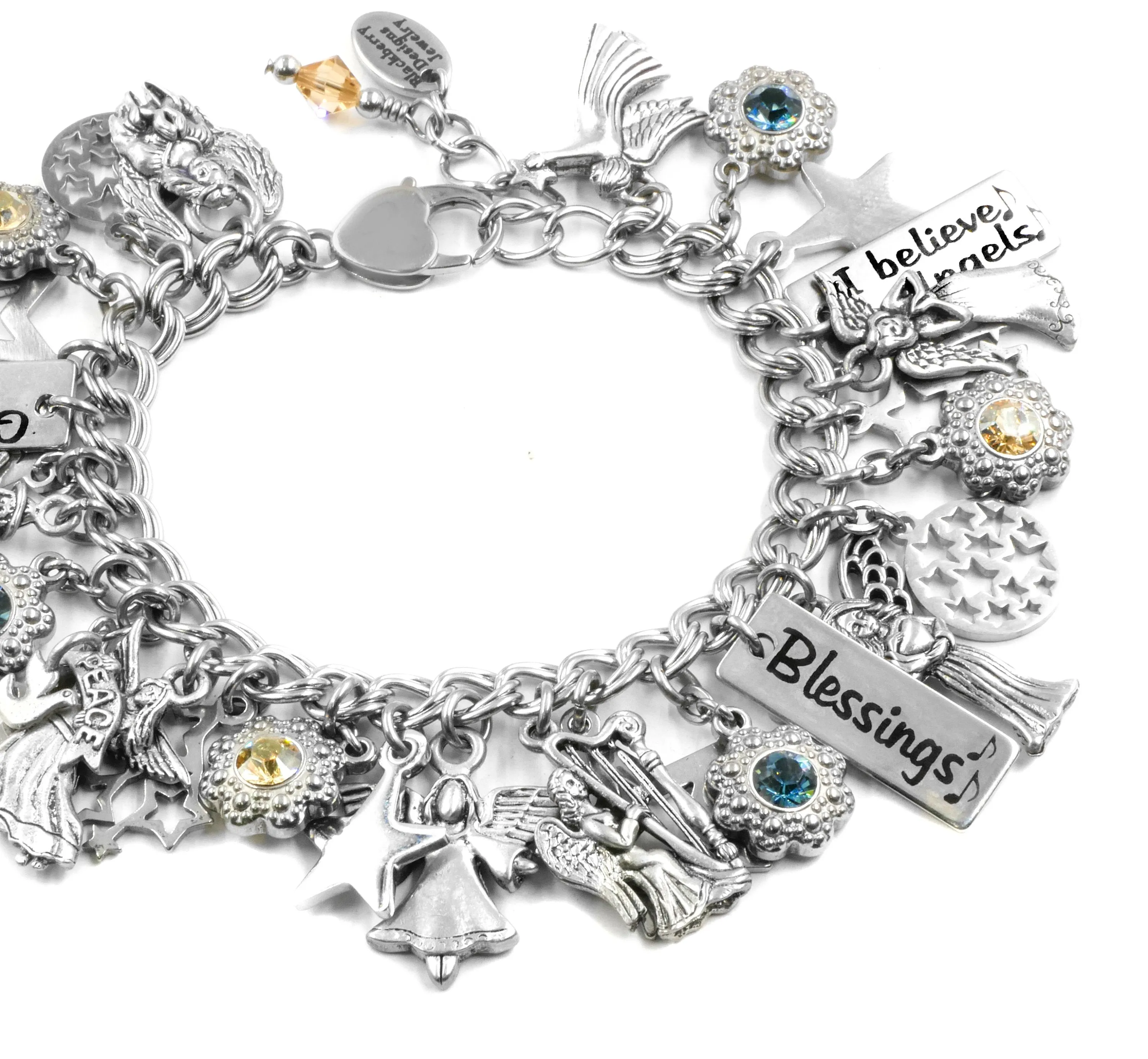Silver Angel Charm Bracelet