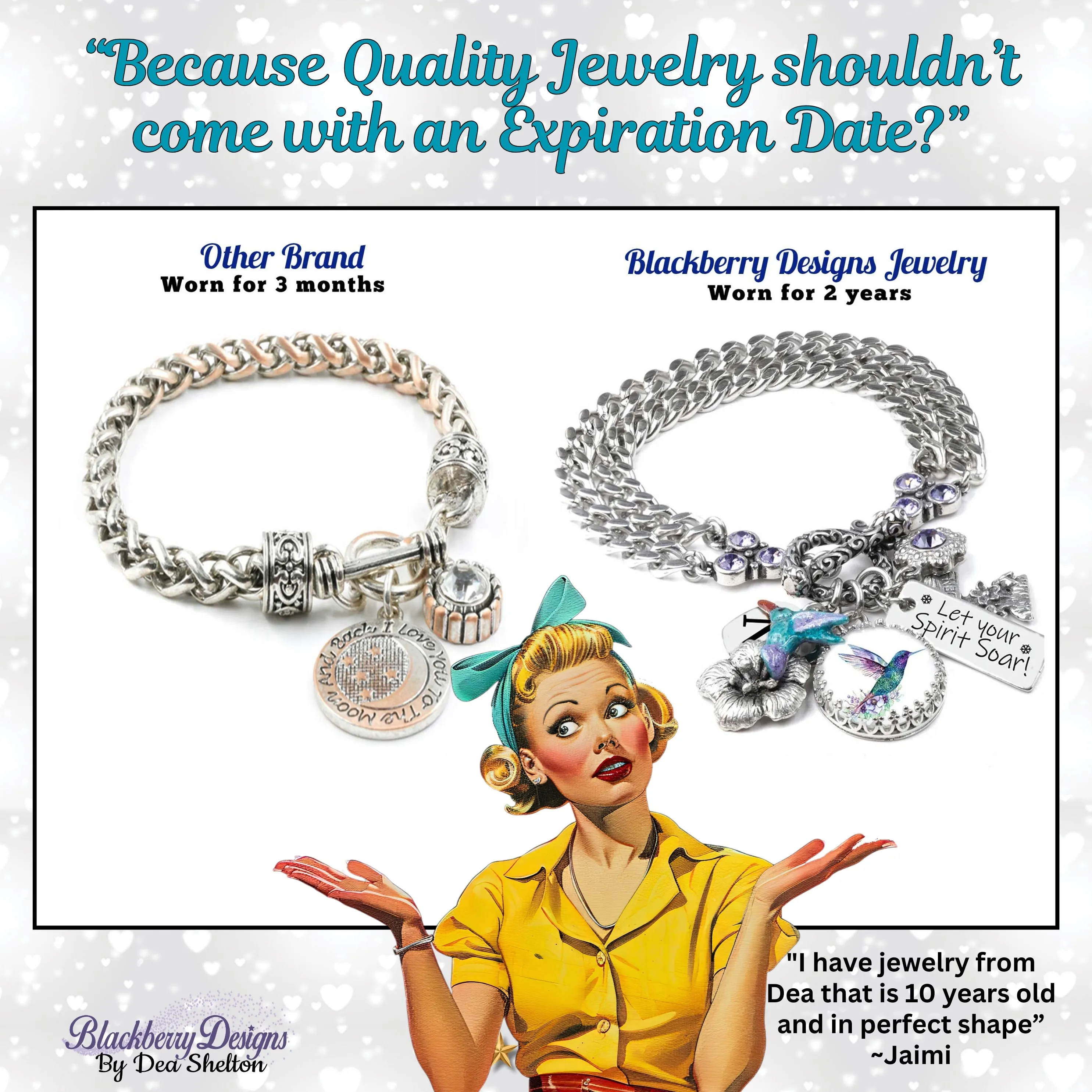 Silver Angel Charm Bracelet