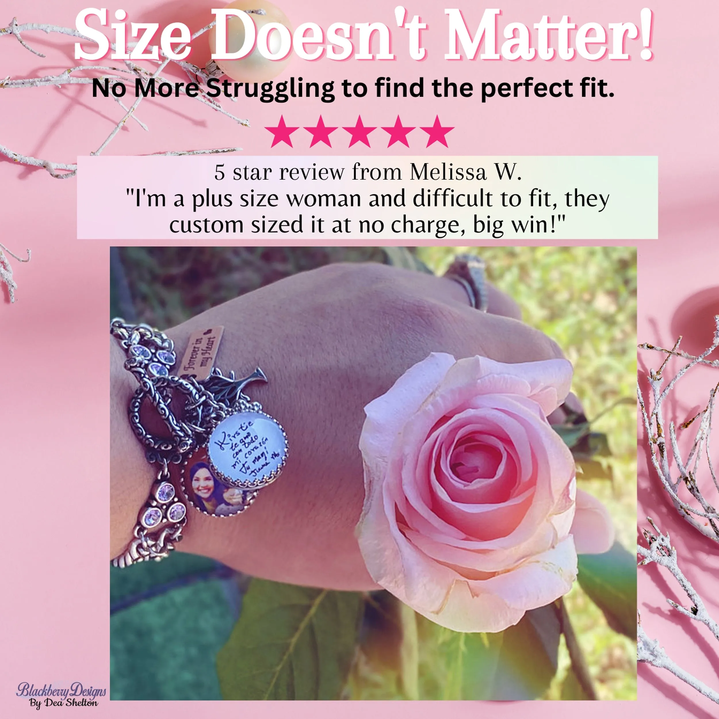 Silver Angel Charm Bracelet