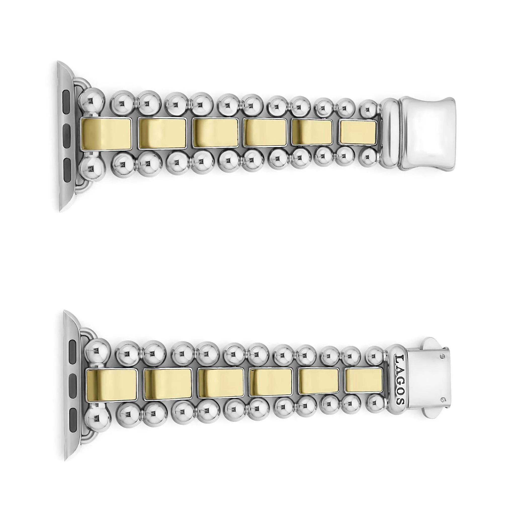 Smart Caviar 18K Gold and Stainless Steel Watch Bracelet-38-45mm