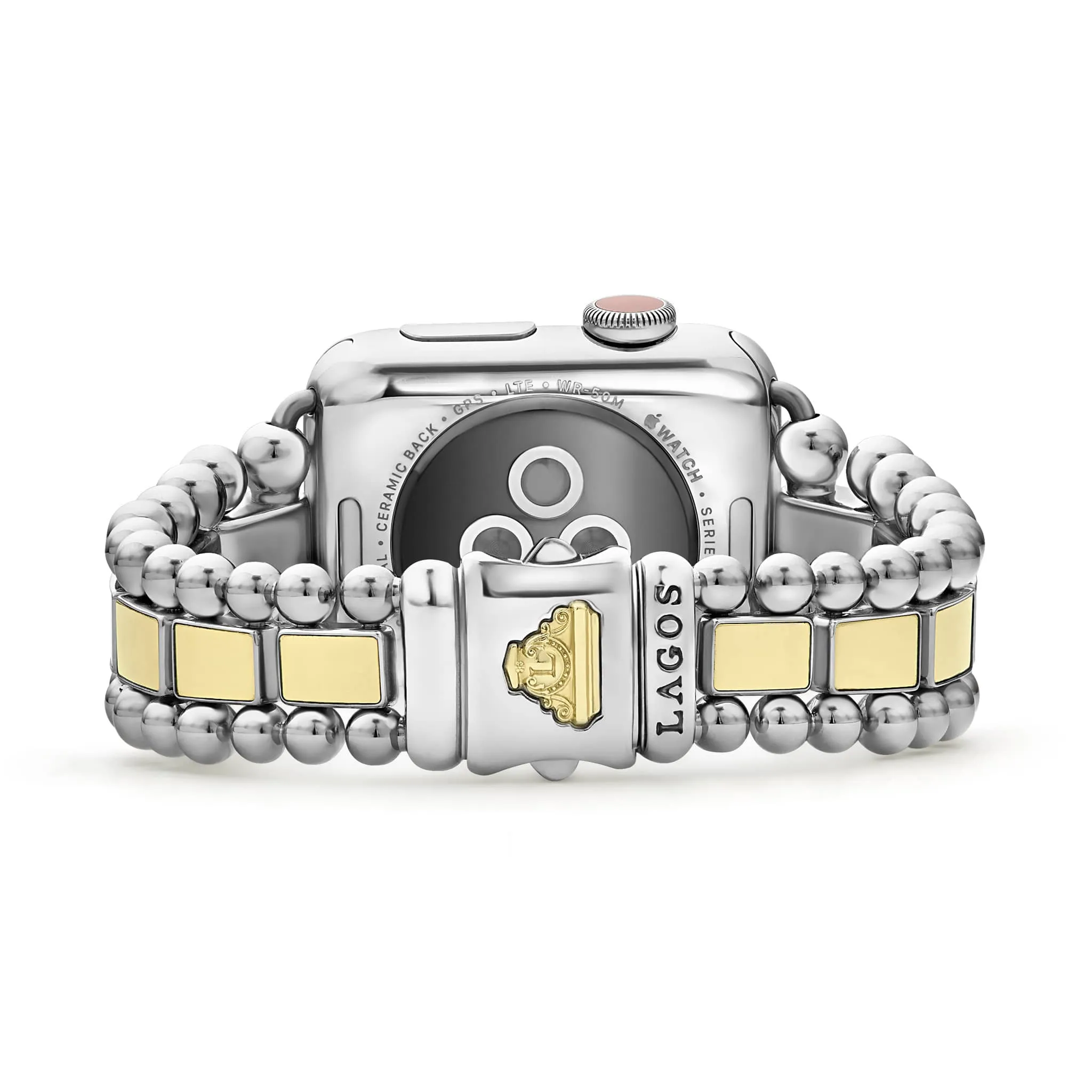 Smart Caviar 18K Gold and Stainless Steel Watch Bracelet-38-45mm
