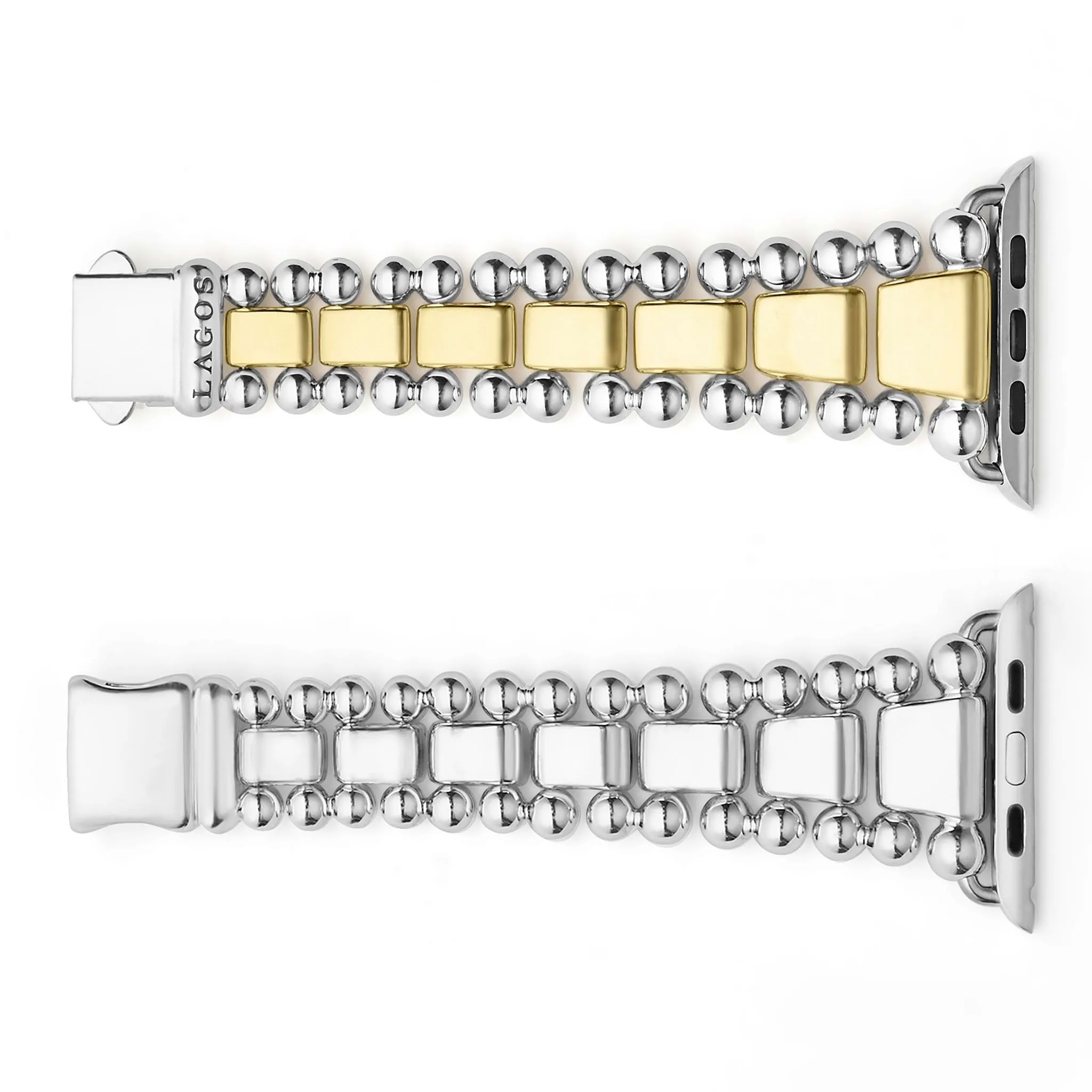Smart Caviar 18K Gold and Sterling Silver Watch Bracelet-42-49mm