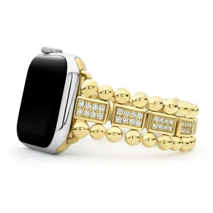 Smart Caviar 18K Gold Full Diamond Watch Bracelet-38-45mm