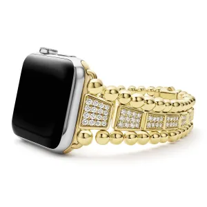 Smart Caviar 18K Gold Full Diamond Watch Bracelet-42-49mm
