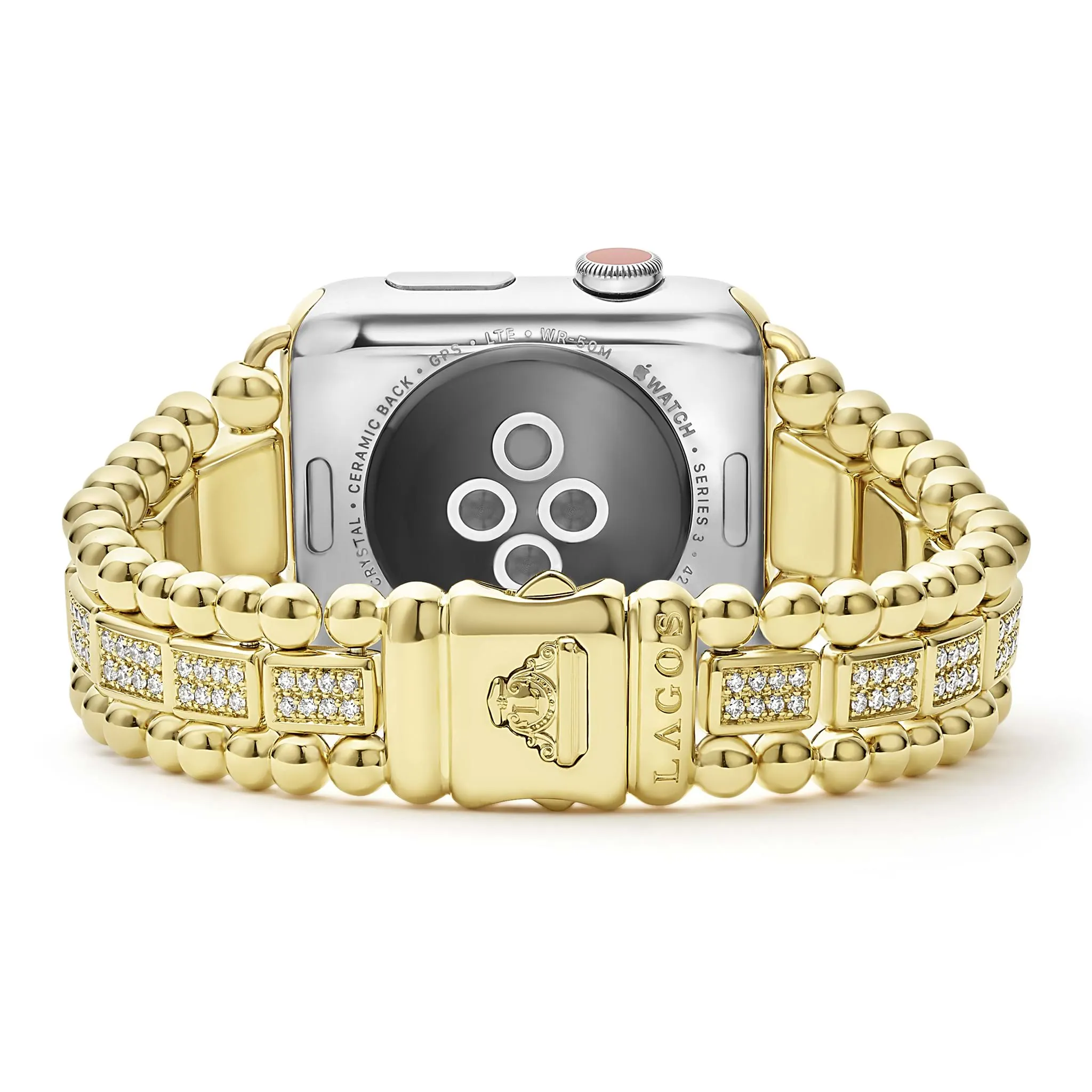 Smart Caviar 18K Gold Full Diamond Watch Bracelet-42-49mm