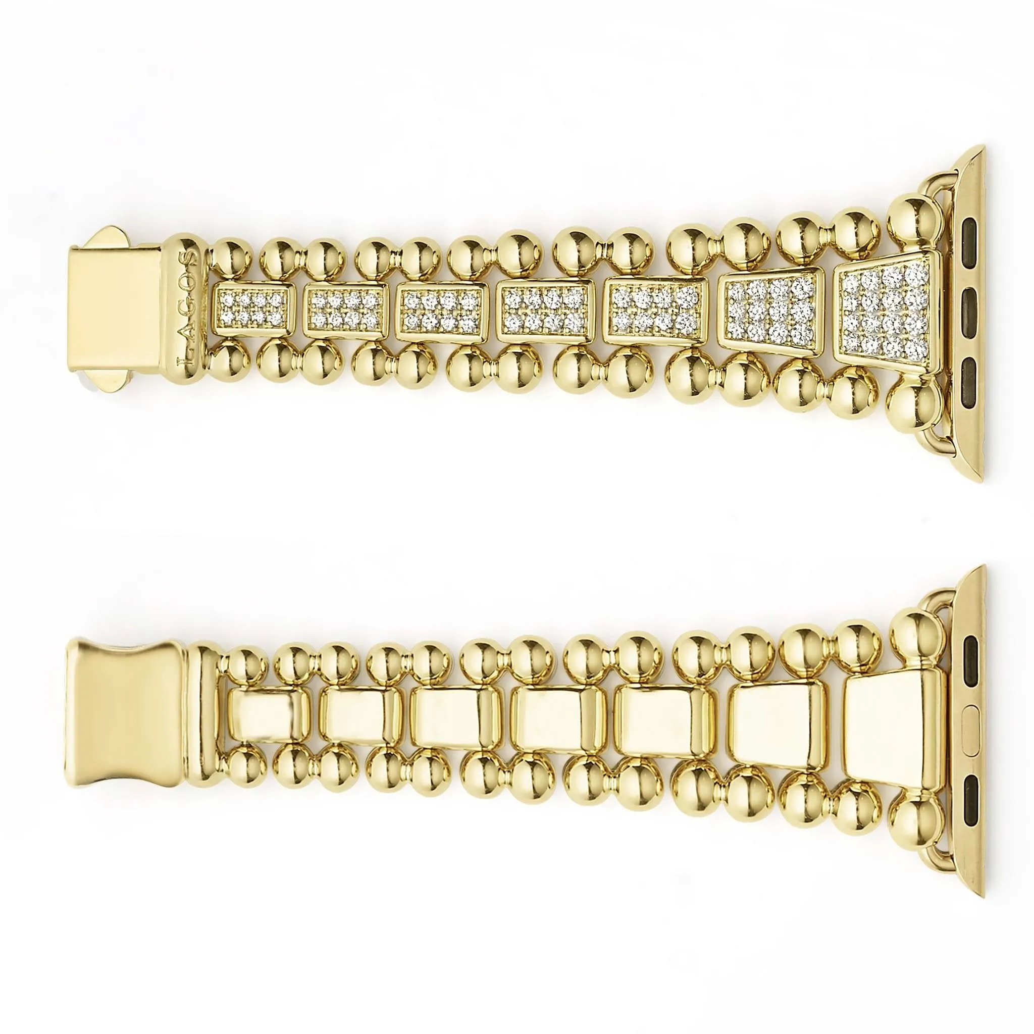 Smart Caviar 18K Gold Full Diamond Watch Bracelet-42-49mm