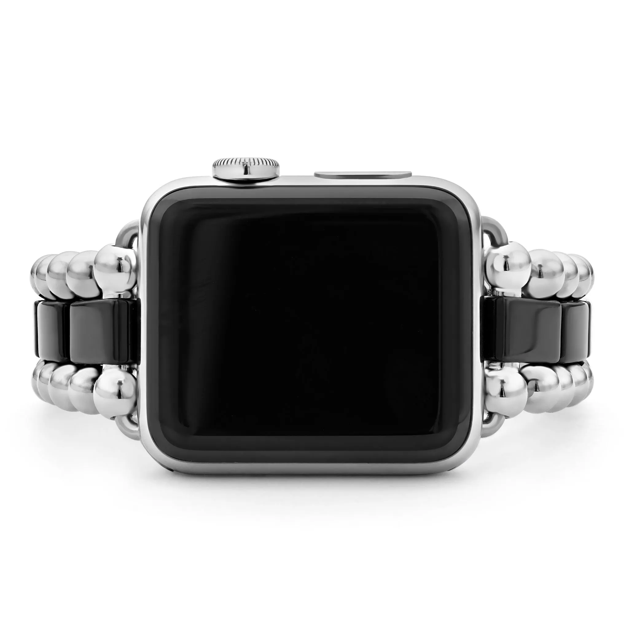 Smart Caviar Black Ceramic and Stainless Steel Watch Bracelet-38-45mm