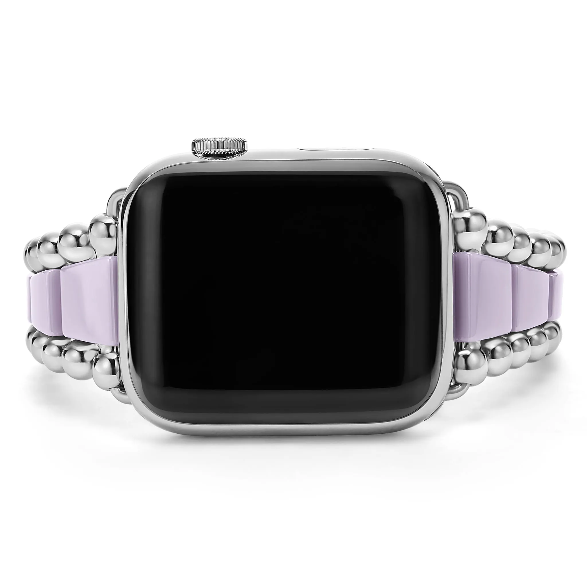 Smart Caviar Lilac Ceramic and Stainless Steel Watch Bracelet-42-49mm