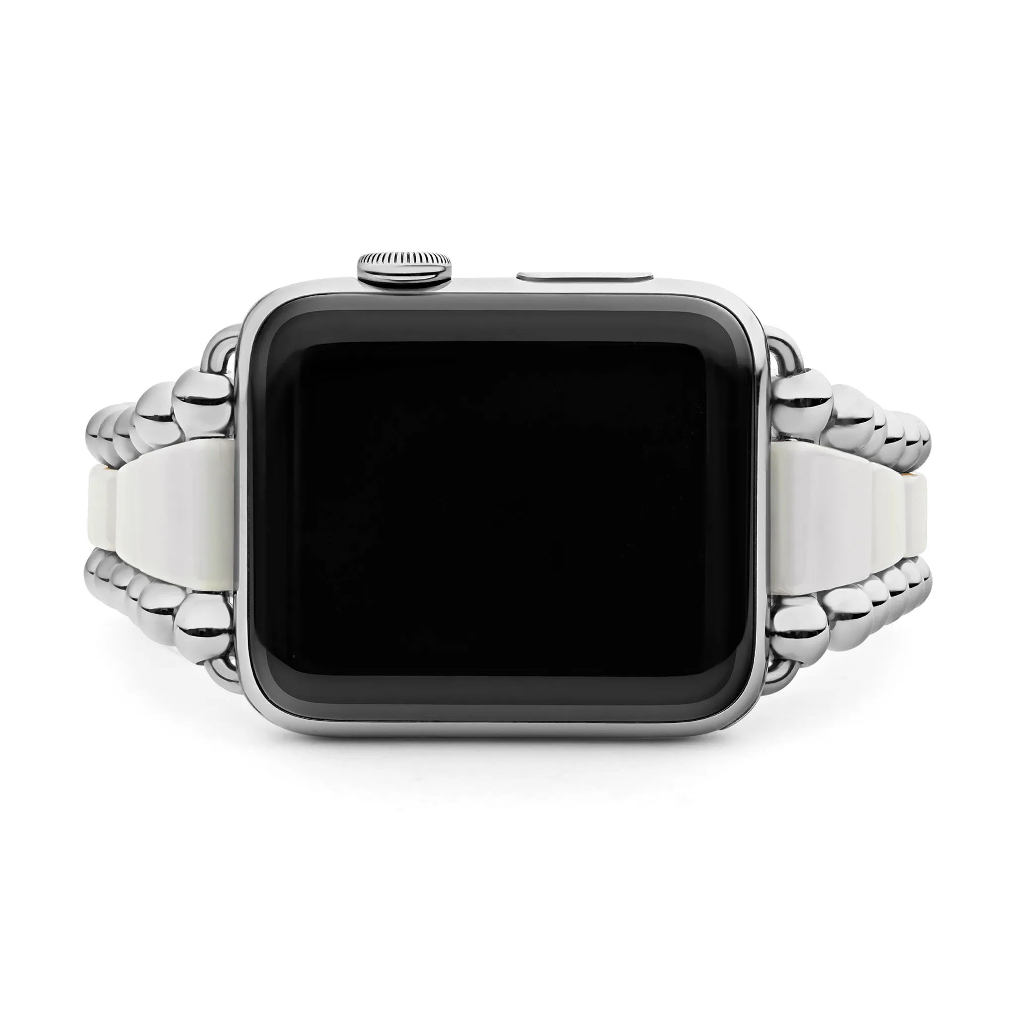 Smart Caviar White Ceramic and Stainless Steel Watch Bracelet-42-49mm