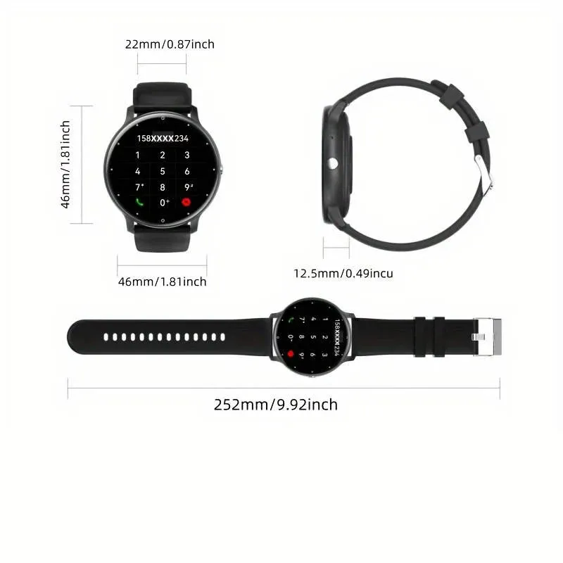 Smart watch, wireless calling/dial, multi-Sport mode, calling reminder and rejection,for iPhone/Andriod