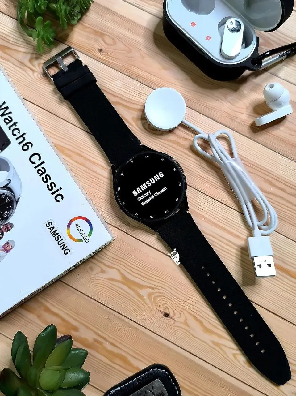 Stylish Samsung Galaxy Watch 6 Classic Smartwatch Unisex 1